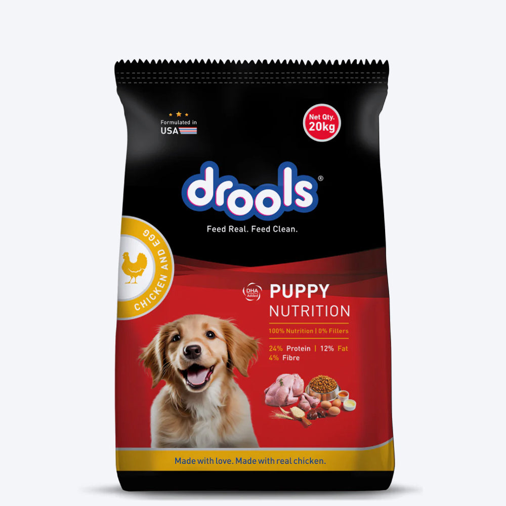 Drools Chicken and Egg Dry Food For Puppy - Heads Up For Tails
