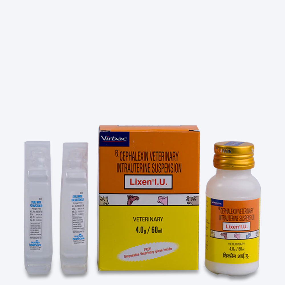 Virbac Lixen Iu Powder Injection For Cattle/Dogs & Cats - 4 gm - Heads Up For Tails