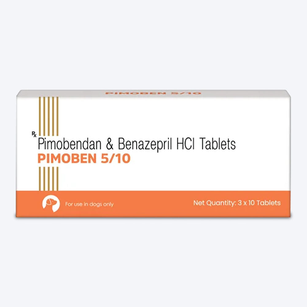 Vivaldis RX Pimoben Combo Tablets 5/10 mg For Dog & Cat - 3x10 Tablets - Heads Up For Tails