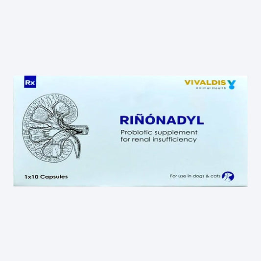 Vivaldis RX Rinonadyl Renal Support Tablets For Dog & Cat - 10 Tablets - Heads Up For Tails