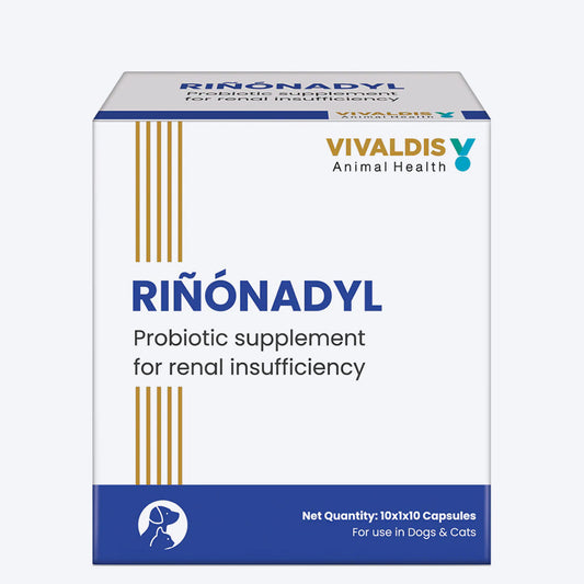 Vivaldis RX Rinonadyl Renal Support Tablets For Dog & Cat  - 10 x 10 Tablets - Heads Up For Tails