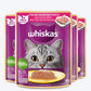 Whiskas Tuna and Chicken Meat in Jelly Flavour (1+ Years) Adult Cat Wet Food - 80 gm Pack