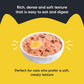 Meowsi by HUFT Chicken Breast with Quail Egg p¢t© Cat Wet Food, 80 gm, grain-free, with vitamins and minerals.