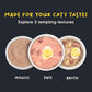 Meowsi by HUFT Chicken Breast with Quail Egg p¢t© Cat Wet Food, 80 gm, grain-free, with vitamins and minerals.
