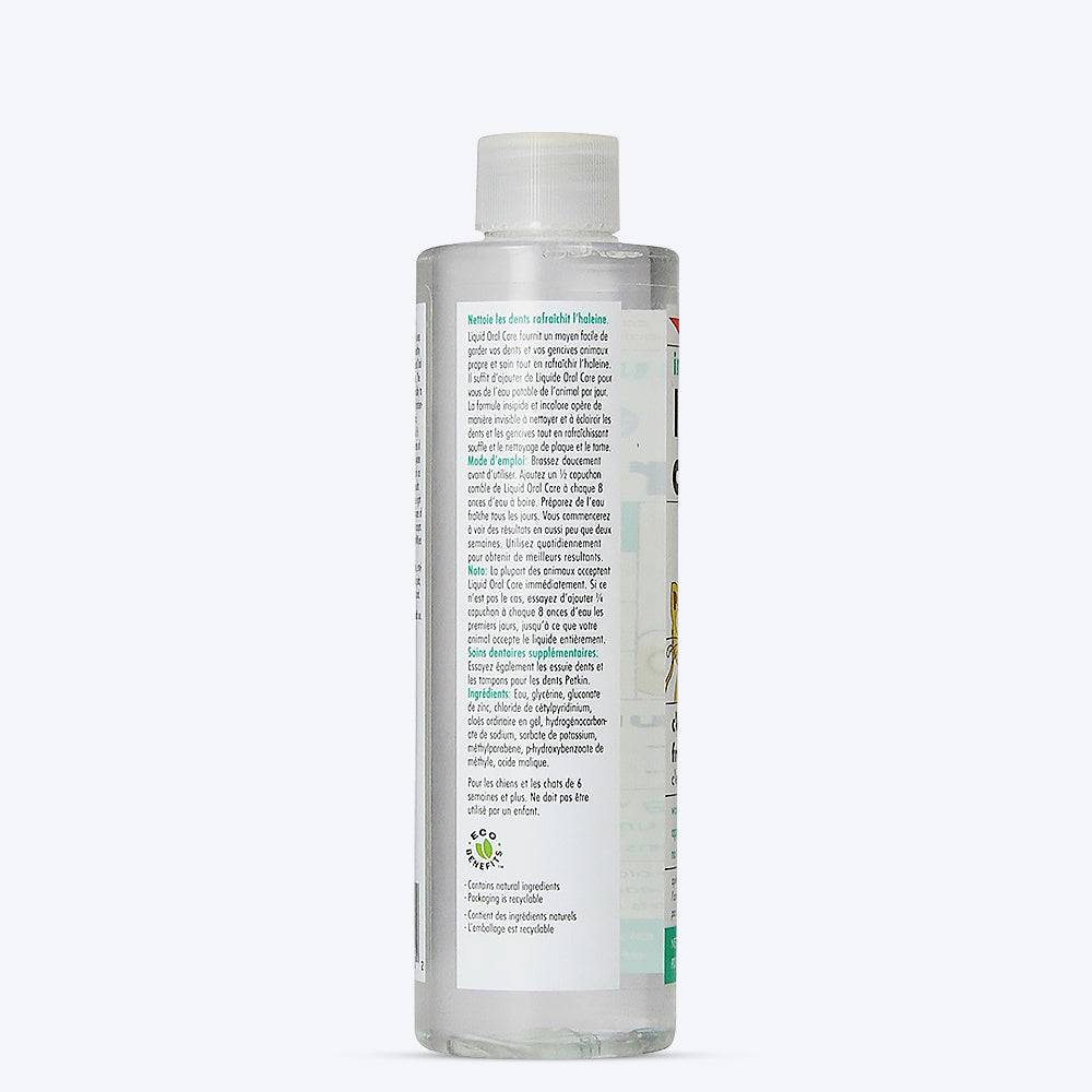 Petkin Liquid Oral Care - Dental Care Solution for Dogs and Cats - 240 ml - Heads Up For Tails