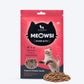 Meowsi by HUFT Chicken, Fish & Cranberry Power Bites Cat Treats, 50 gm, supports bladder health with high protein.