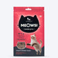 Meowsi by HUFT Chicken, Fish & Cranberry Power Bites Cat Treats, 50 gm, supports bladder health with high protein.