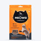 Meowsi by HUFT Power Bites, Chicken, Fish & Psyllium Husk, 50 gm, supports hairball control for cats.