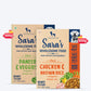 Sara's Wholesome Classic Range Dog Food Combo - 2x300 gm - Heads Up For Tails