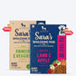 Sara's Wholesome Food Classic Paneer & Veggies and Grain-Free Lamb & Apple Combo - 2x300 gm - Heads Up For Tails