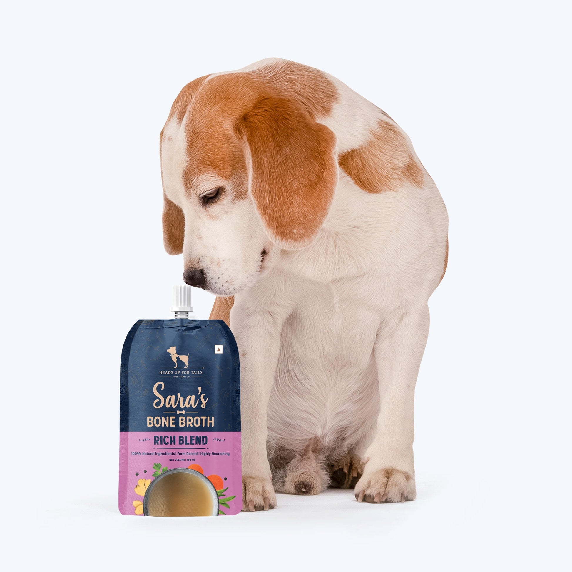 HUFT Sara's Rich Blend Bone Broth For Dogs - 150 ml - Heads Up For Tails