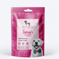 Sara's Doggie Treats Dehydrated Lamb Jerky, 70 g, high protein, low fat, all-natural, grain-free dog treats.