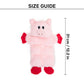 HUFT Oink-a-lot Squeaky Plush Toy For Dog - Pink - Heads Up For Tails