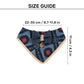 HUFT Rang Riwaz Scarf For Cat & Puppy - Blue - Heads Up For Tails