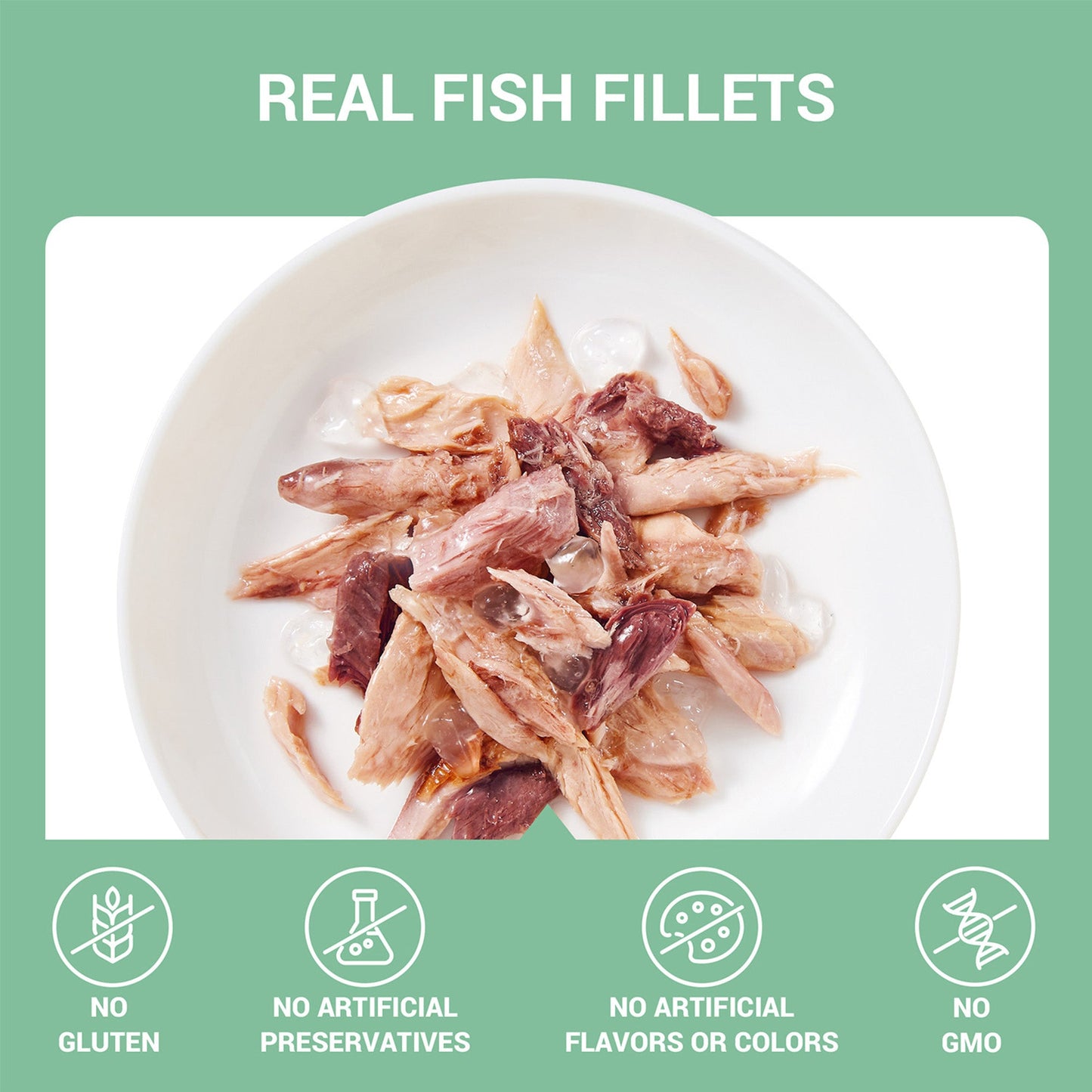 Schesir 52% Tuna in Jelly Wet Cat Food - (6 x 50 g) - Heads Up For Tails