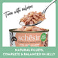 Schesir Tuna With Salmon and Rice Whole Meat Wet Cat Food - (6 X 50 g) - Heads Up For Tails