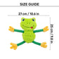 HUFT Mr Hopps Plush Toy For Dog - Green - Heads Up For Tails