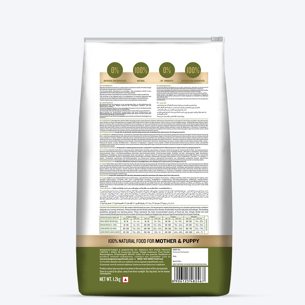 Signature Grain Zero Starter Food For Mother & Puppy - All Breed Formula-5
