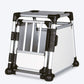 Trixie Silver Transport Box Aluminum For Dogs & Cats - Heads Up For Tails