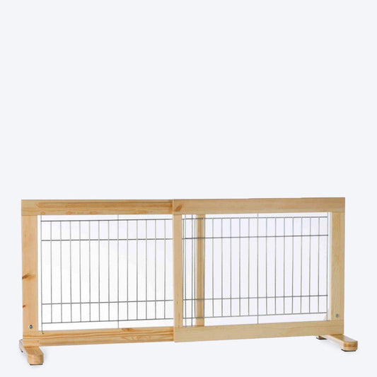Trixie Dog Barrier Wood - 65-108 x 50 cm - Heads Up For Tails