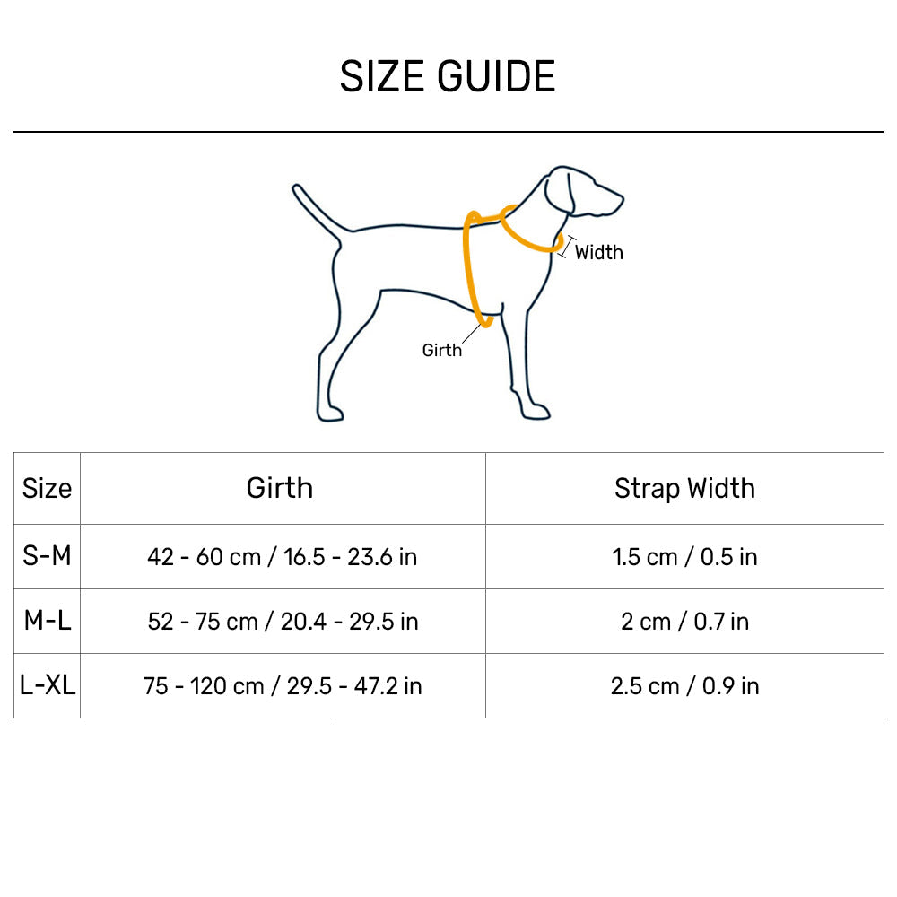 Trixie Premium Nylon H-Harness For Dogs - Violet - Heads Up For Tails