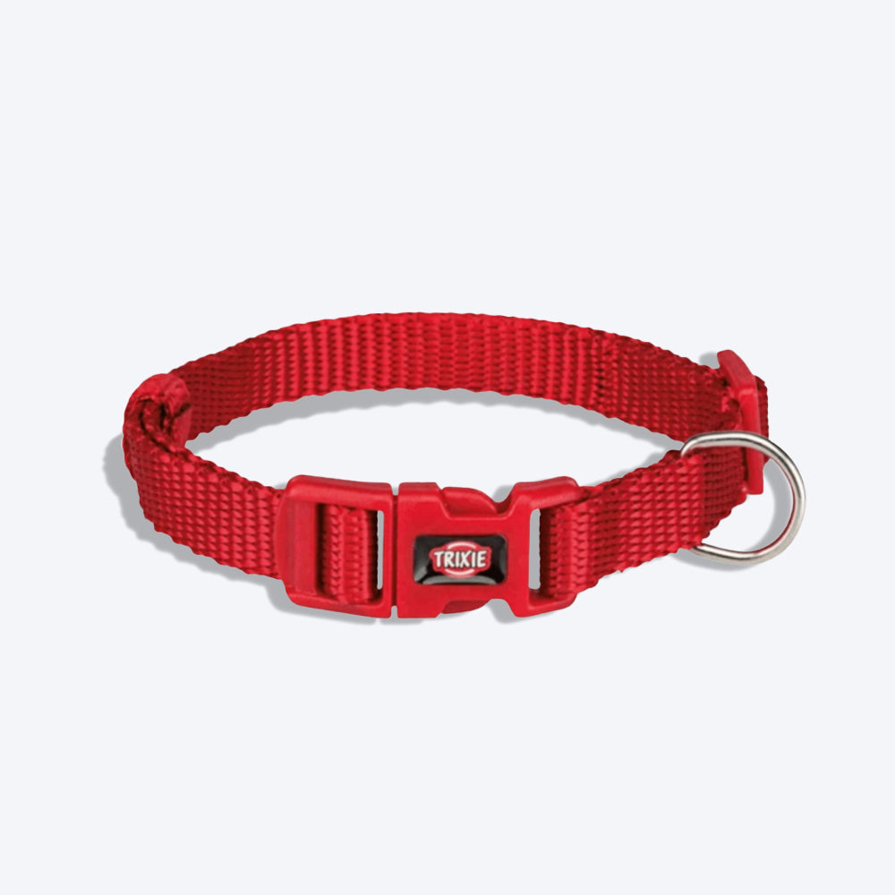 Trixie Premium Nylon Dog Collar, M-L: 35-55cm/ 20mm - Heads Up For Tails
