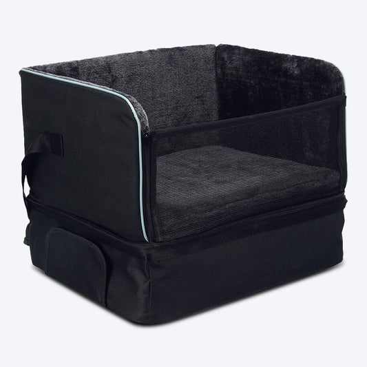 Trixie Black Car Seat Hold - Upto 8 kg - 37 x 45 x 38 cm - Heads Up For Tails