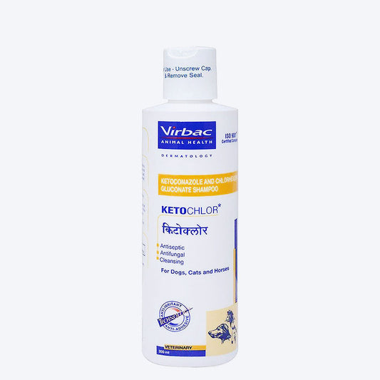 Virbac Ketochlor Dog & Cat Shampoo - 200 ml - Heads Up For Tails