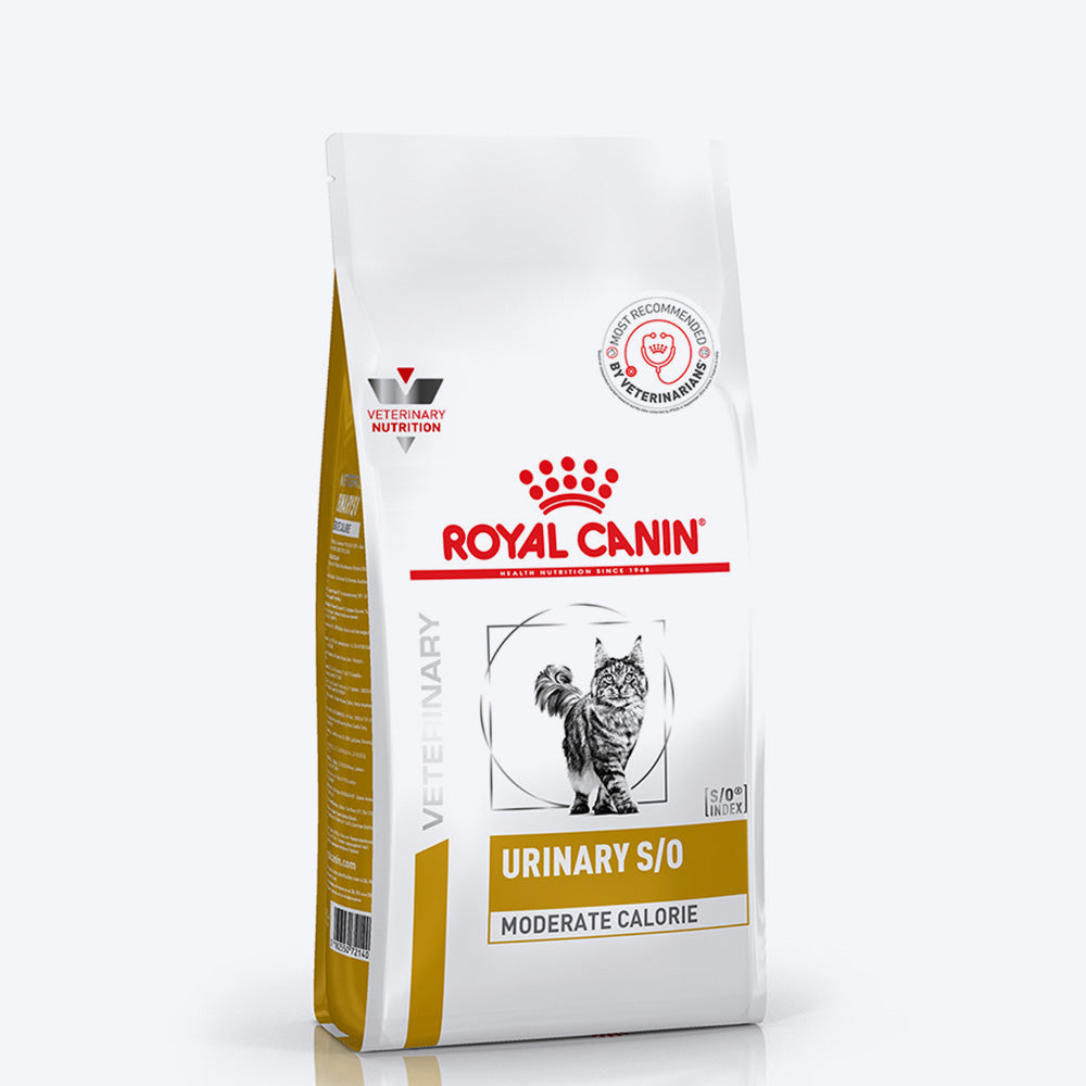 Royal Canin Veterinary Urinary S/O Moderate Calories Dry Food For Cat - 1.5 kg - Heads Up For Tails