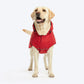 HUFT Monsoon Mate Easywear Raincoat For Dog - Red - Heads Up For Tails