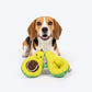 HUFT Avocadoggo Plush Toy With Ball For Dog - Green