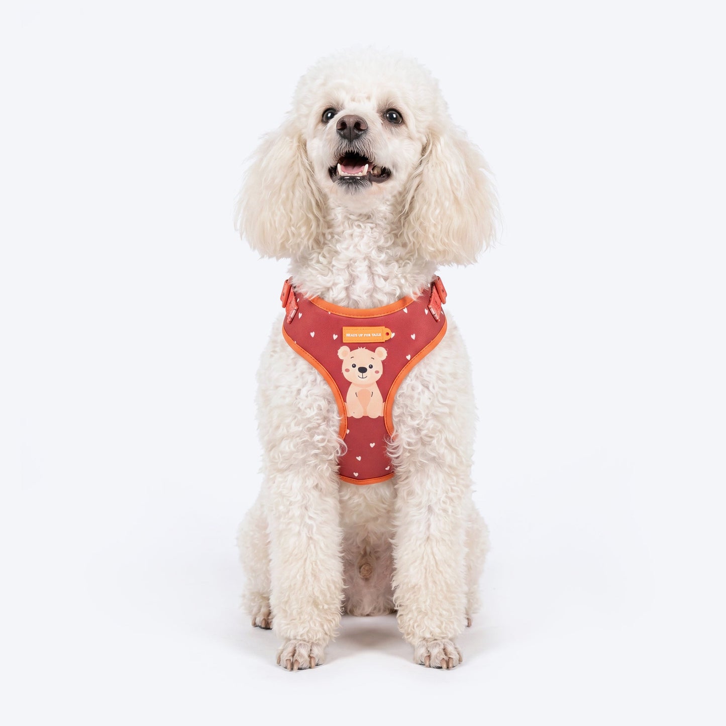 HUFT Teddy Adjustable Harness For Dog - Red
