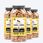 HUFT Yummy In My Tummy Banana & Oats Gluten-Free Dog Biscuits Vegetarian, Wheat-Free Treats for Dogs - Heads Up For Tails