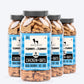 HUFT Yummy In My Tummy Chicken & Oats Gluten-Free Dog Biscuits, Low-Calorie Oven-Baked Treats for Dogs, 100% Human-Grade Ingredients - Heads Up For Tails