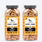 HUFT Yummy In My Tummy Peanut Butter & Banana Gluten-Free Dog Biscuits Vegetarian, Human-Grade Ingredients - Heads Up For Tails