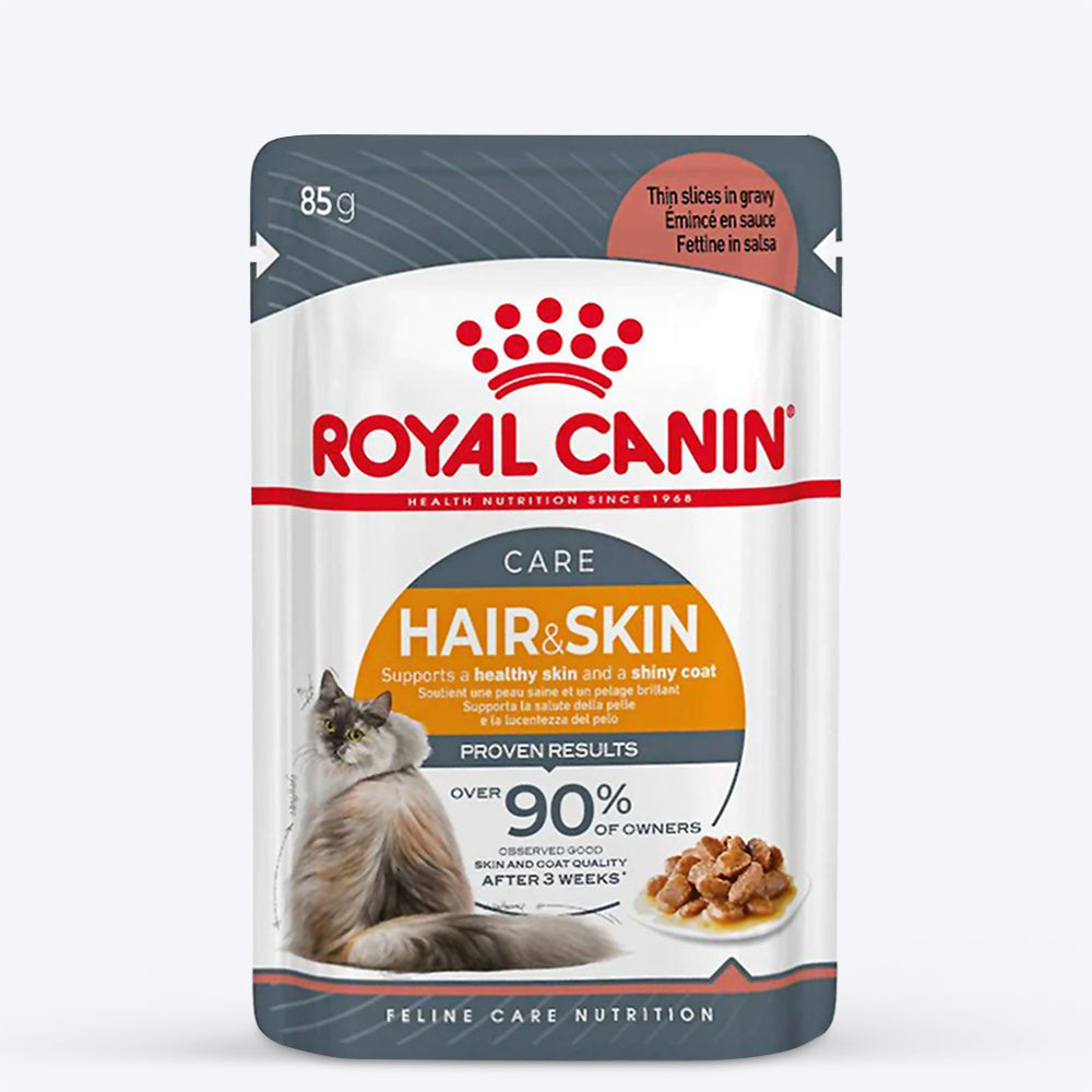 Royal Canin Hair & Skin Care In Gravy Adult Cat Wet Food - 85 g_01