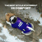 Dash Dog Trailblazer Pocket Sweatshirt For Dog - Purple - Heads Up For Tails