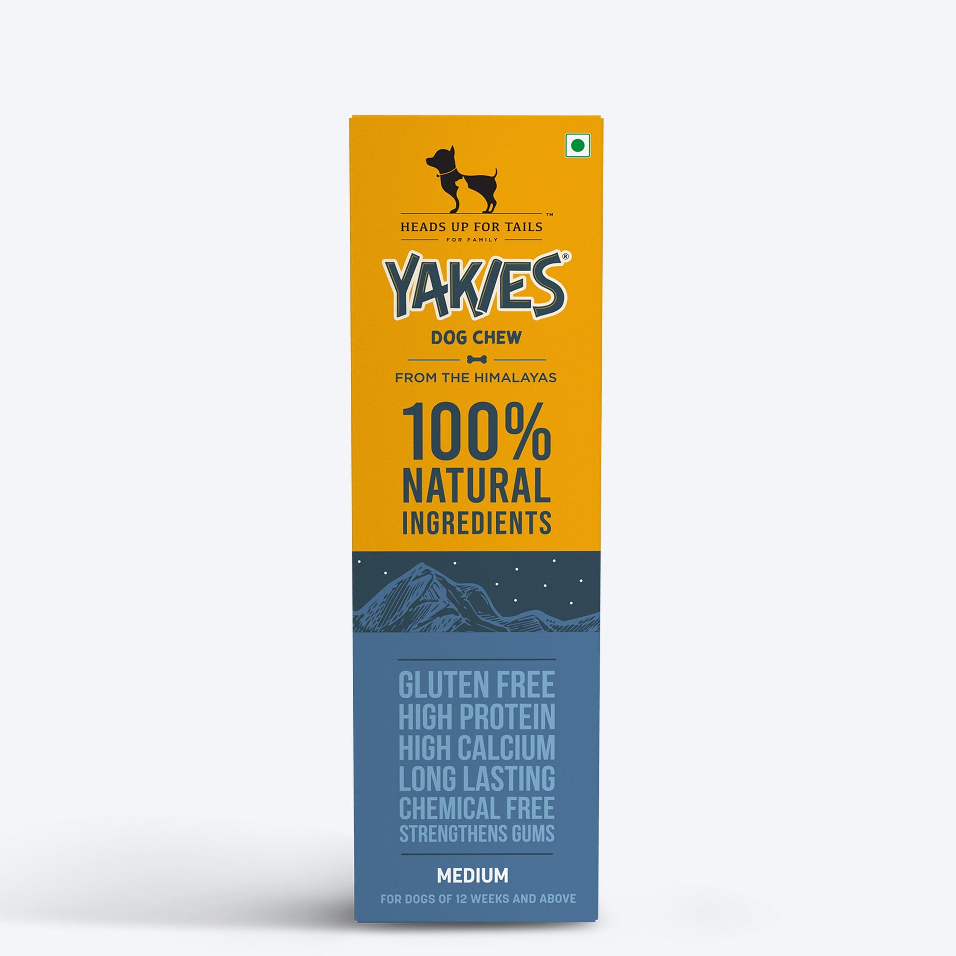 HUFT Yakies Vegetarian Natural Chew Bone - Old GS - Heads Up For Tails