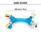 TLC Multi Material 4 Knot Rope Toy For Dog - Assorted - Heads Up For Tails