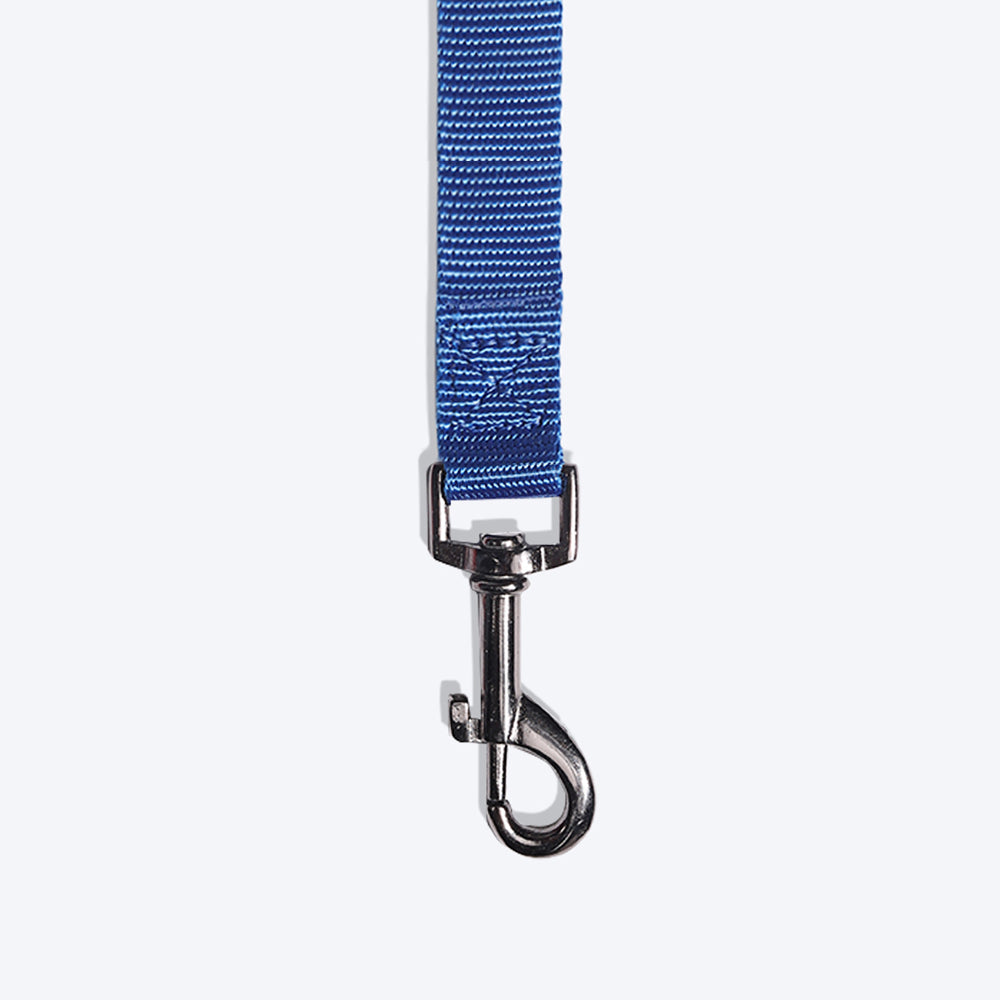 HUFT Essentials Nylon Dog Leash - Navy (Can be Personalised) - 1.5 m - Heads Up For Tails