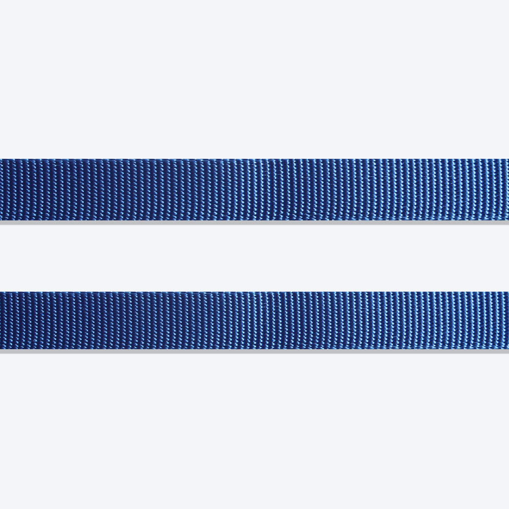 HUFT Essentials Nylon Dog Leash - Navy (Can be Personalised) - 1.5 m - Heads Up For Tails