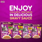 Whiskas Adult Tasty Mix Wet Cat Food Made With Real Fish, Tuna With Kanikama And Carrot in Gravy - 70 g (Pack Of 12)-8