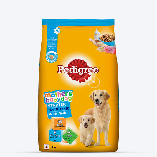Pedigree Starter Nutri Defense With Milk Pregnant/ Lactating Mothers & Pups (3-12 Weeks) Dry Dog Food - Heads Up For Tails