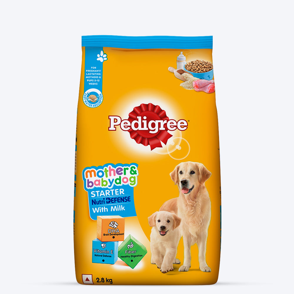 Pedigree Starter Nutri Defense With Milk Pregnant/ Lactating Mothers & Pups (3-12 Weeks) Dry Dog Food - Heads Up For Tails