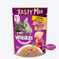Whiskas Adult Tasty Mix Wet Cat Food Made With Real Fish, Chicken With Tuna And Carrot in Gravy - 70 g (Pack Of 12)-2