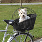 Trixie Bicycle Black Basket for Wide Bike Racks Hold Upto 8 kg - 55 X 35 X 49 cm - Heads Up For Tails