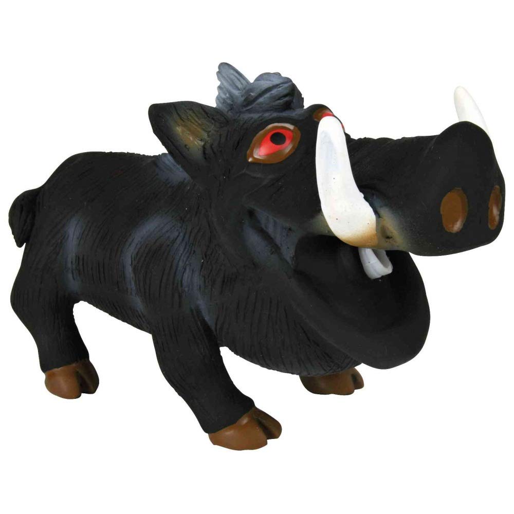 Trixie Wild Boar Latex Dog Toy with Original Animal Sound - 18 cm - Heads Up For Tails