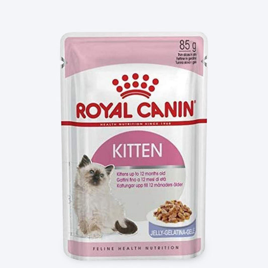 Royal Canin Jelly Wet Kitten Food - 85 g (Pack Of 4) - Heads Up For Tails