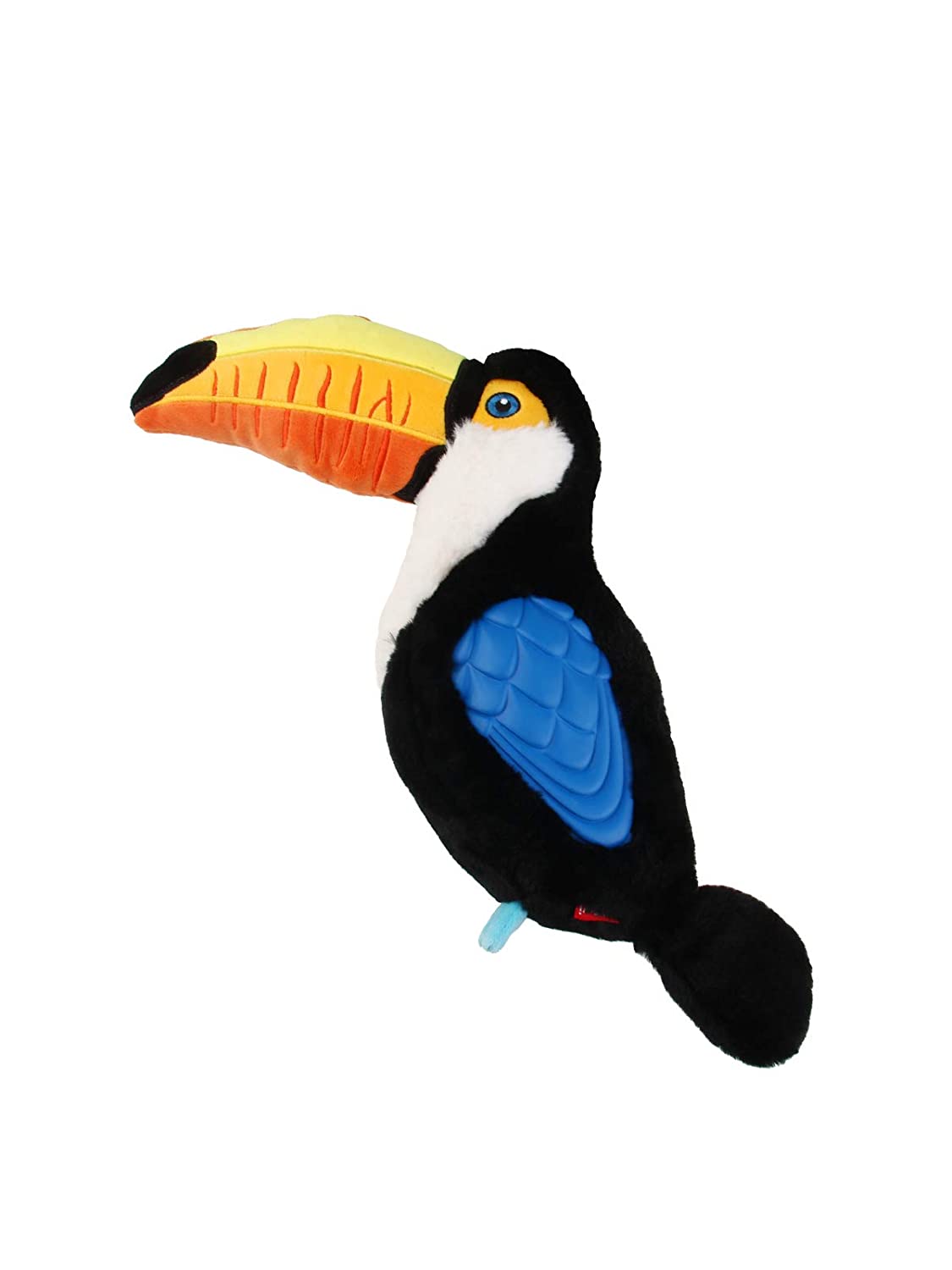 GiGwi Tropicana Toucan Sturdy Plush/TPR Squeaky Dog Toy - 40 cm - Heads Up For Tails