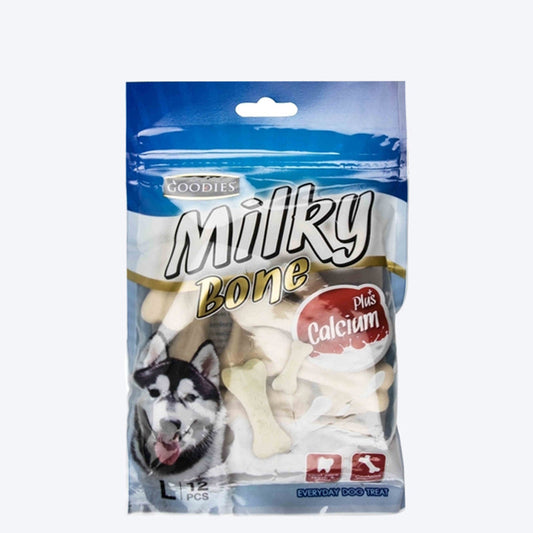 Goodies Milky Bones Dog Treat - 12 Pcs - 228 g-1
